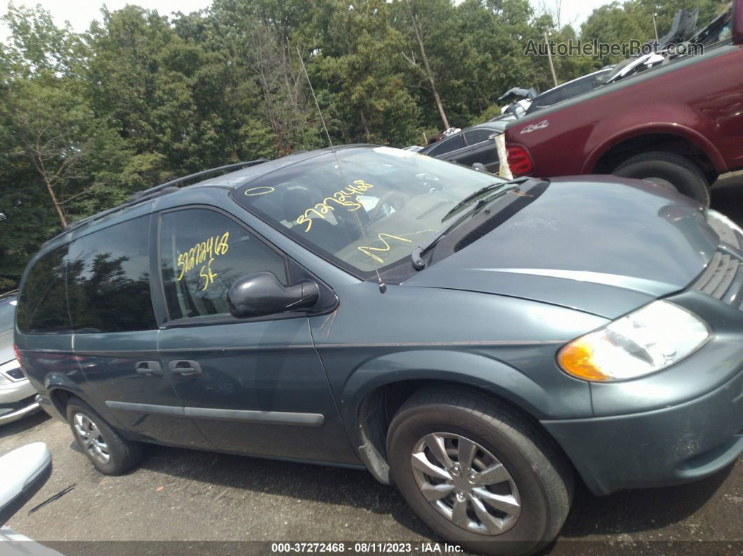 2005 Dodge Grand Caravan Se Зеленый vin: 1D4GP24R65B377252