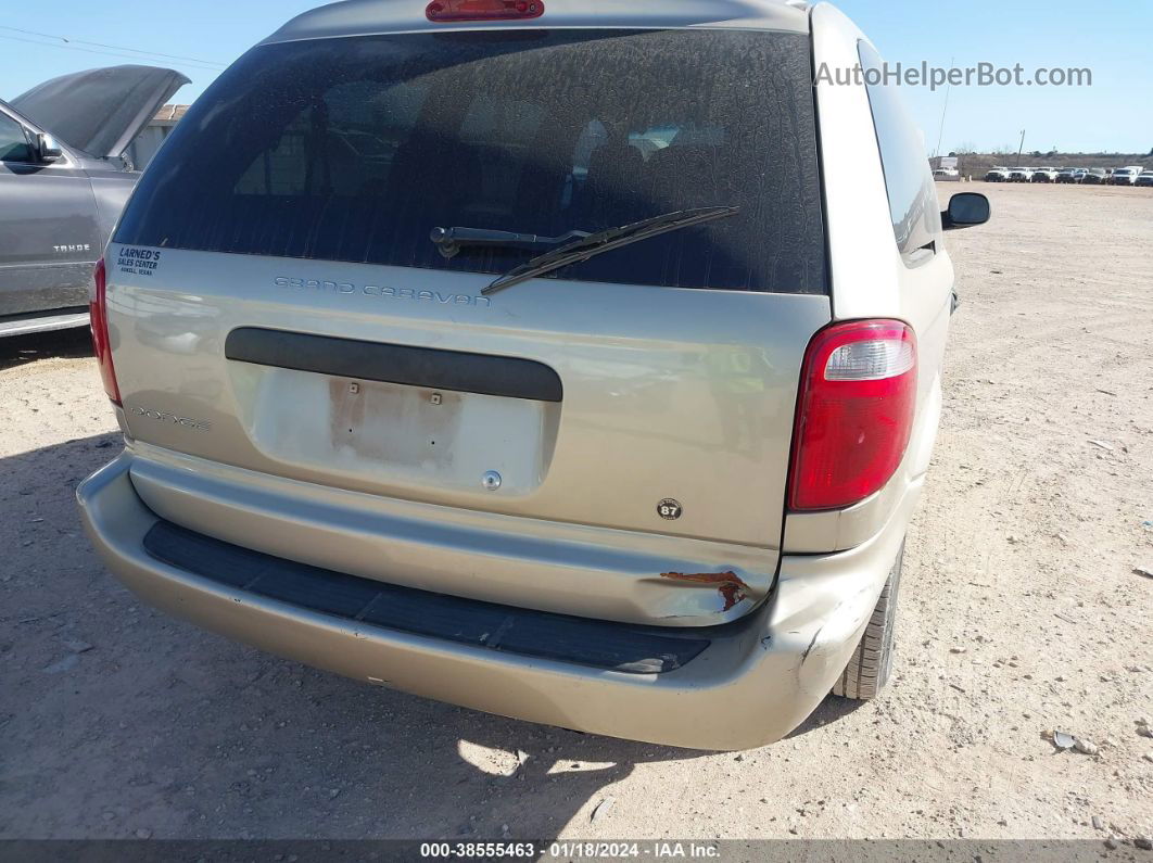 2005 Dodge Grand Caravan Se Silver vin: 1D4GP24R75B251630