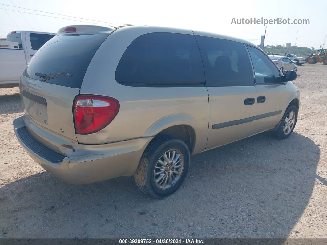 2005 Dodge Grand Caravan Se Gold vin: 1D4GP24R75B251630