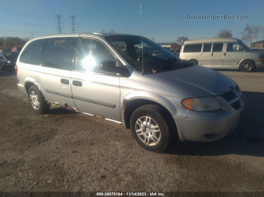 2005 Dodge Grand Caravan Se Silver vin: 1D4GP24R75B338766