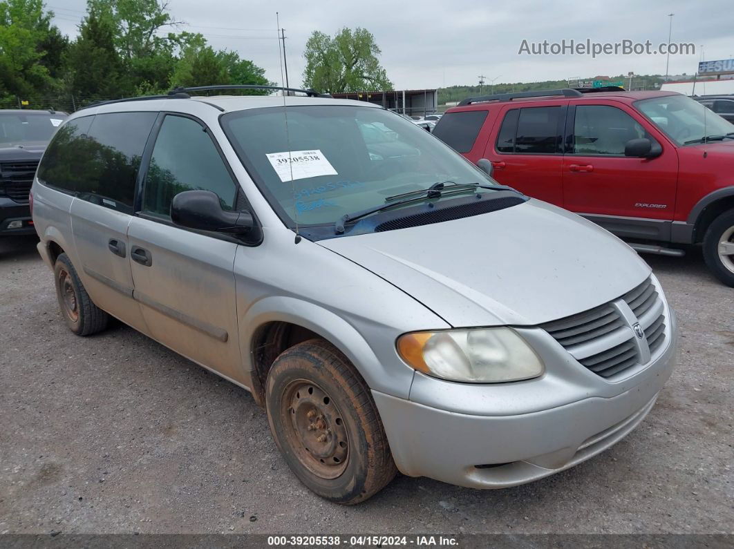 2005 Dodge Grand Caravan Se Silver vin: 1D4GP24R85B112543