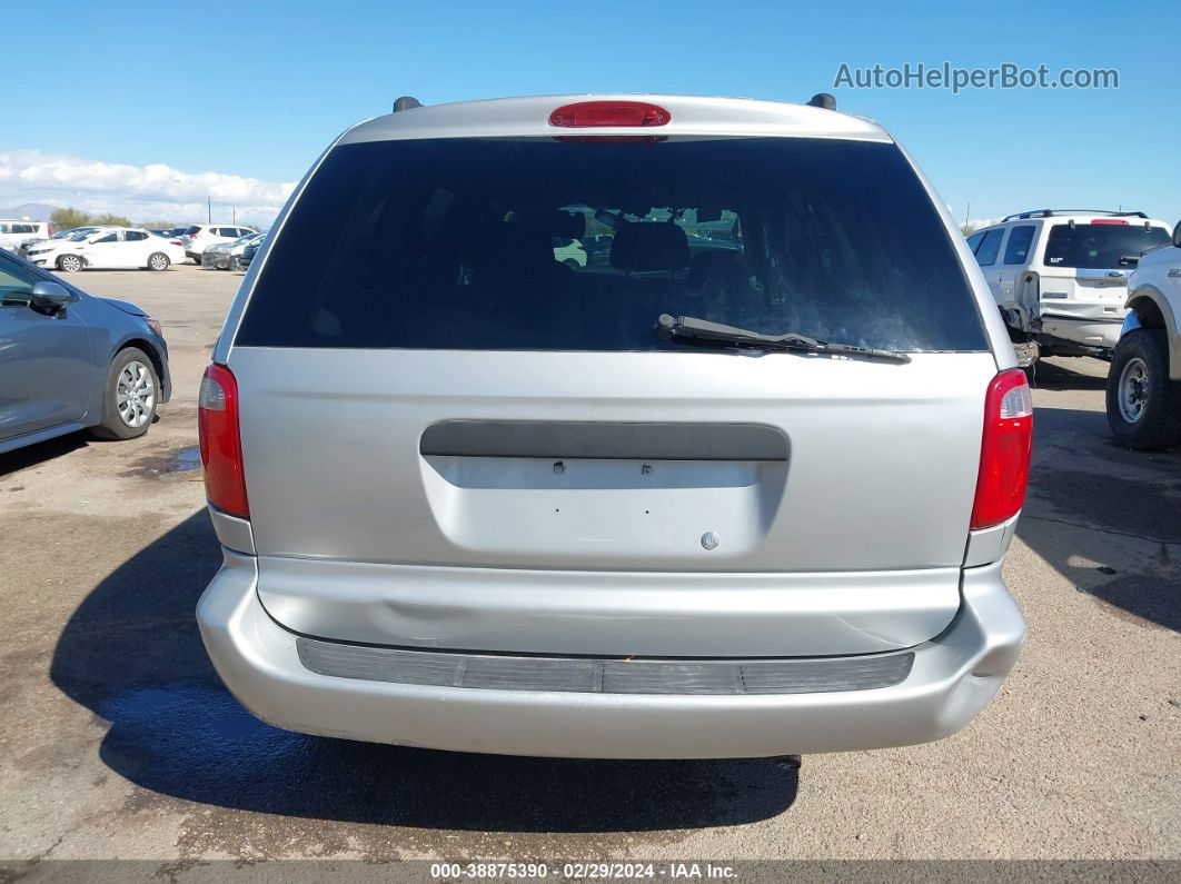 2005 Dodge Grand Caravan Se Серебряный vin: 1D4GP24R85B210584