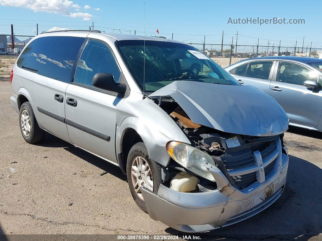 2005 Dodge Grand Caravan Se Серебряный vin: 1D4GP24R85B210584