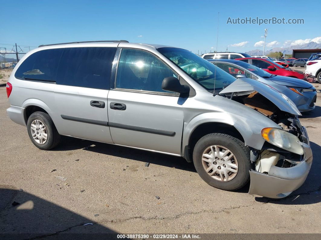 2005 Dodge Grand Caravan Se Silver vin: 1D4GP24R85B210584