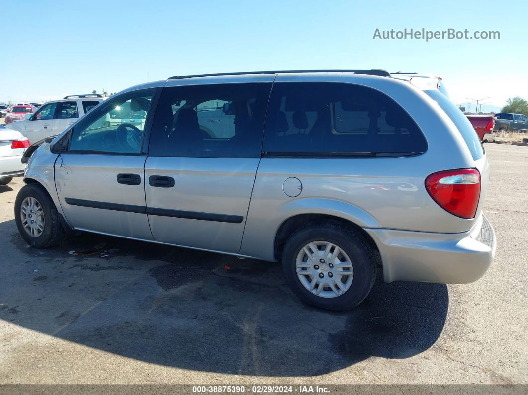 2005 Dodge Grand Caravan Se Silver vin: 1D4GP24R85B210584