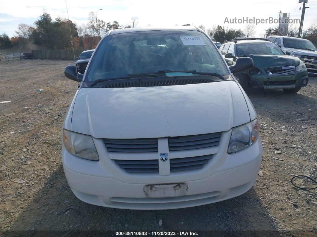 2005 Dodge Grand Caravan Se White vin: 1D4GP24R85B273006