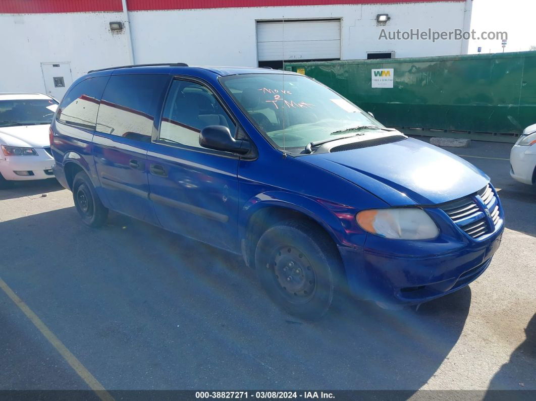 2005 Dodge Grand Caravan Se Blue vin: 1D4GP24R85B359531