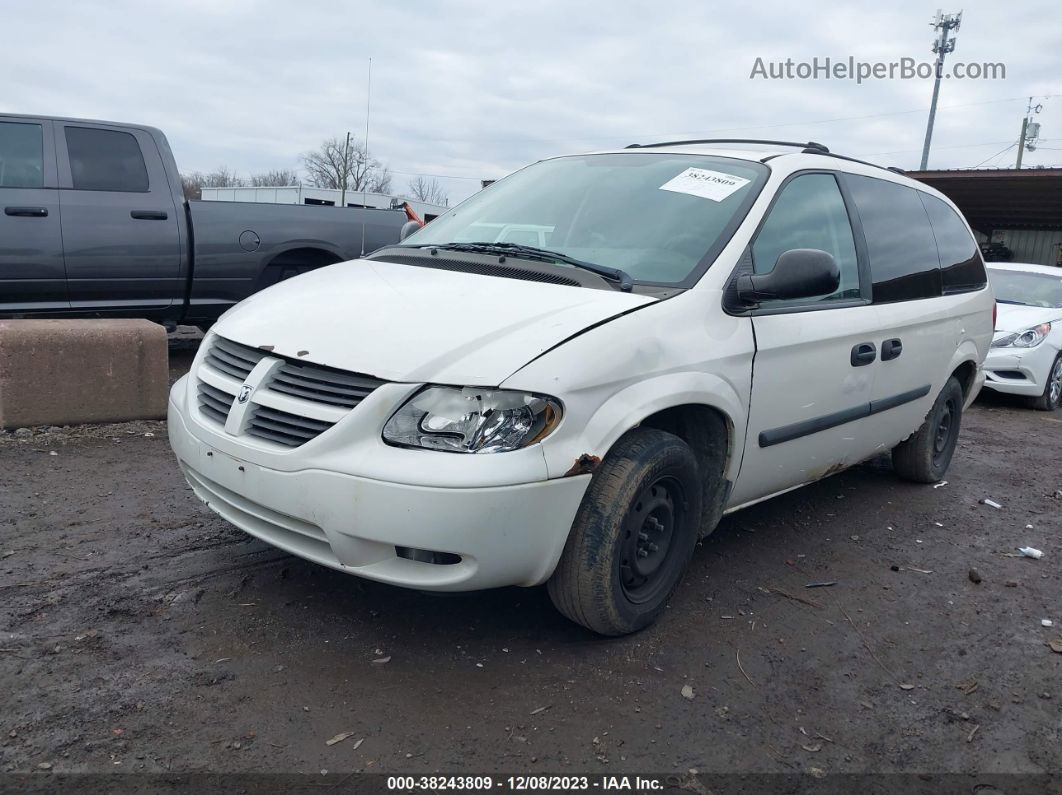 2005 Dodge Grand Caravan Se White vin: 1D4GP24R85B397275