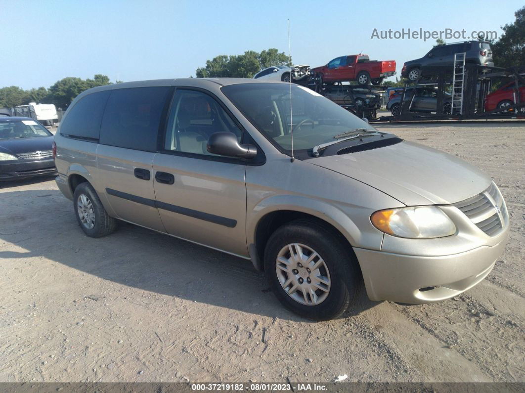 2005 Dodge Grand Caravan Se Beige vin: 1D4GP24R95B344102