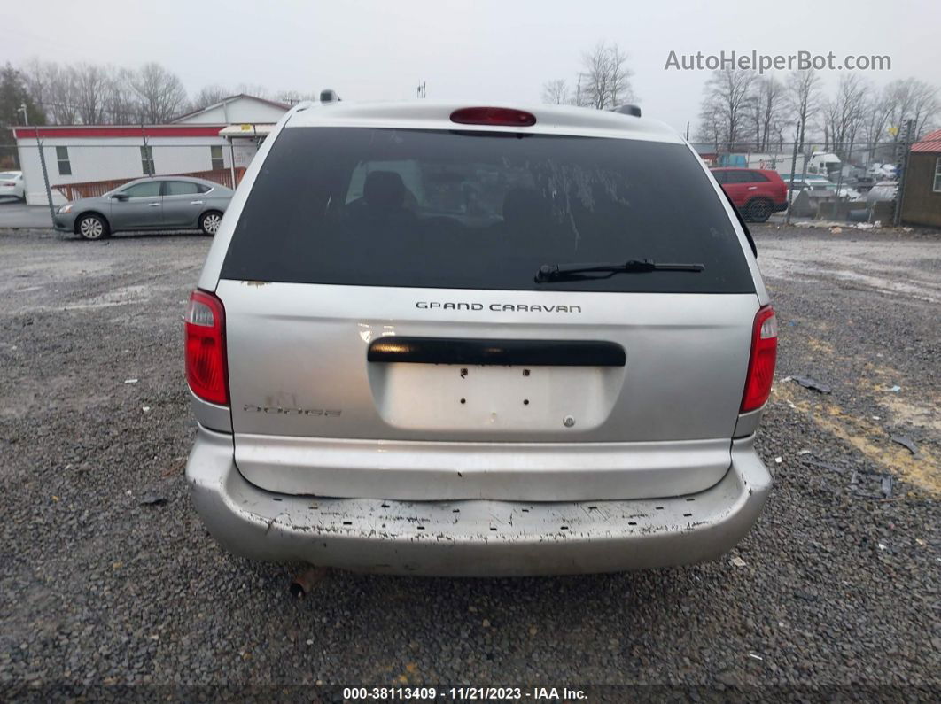 2005 Dodge Grand Caravan Se Серебряный vin: 1D4GP24R95B374619