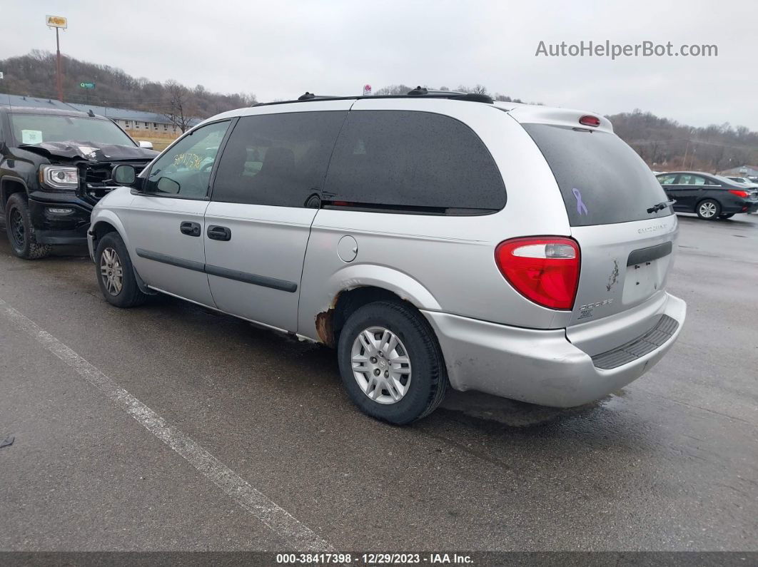 2005 Dodge Grand Caravan Se Silver vin: 1D4GP24RX5B101415