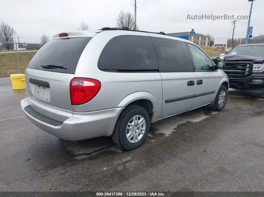 2005 Dodge Grand Caravan Se Серебряный vin: 1D4GP24RX5B101415