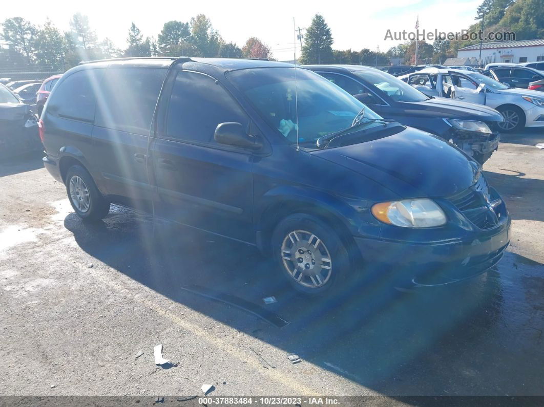 2005 Dodge Grand Caravan Se Синий vin: 1D4GP24RX5B183470