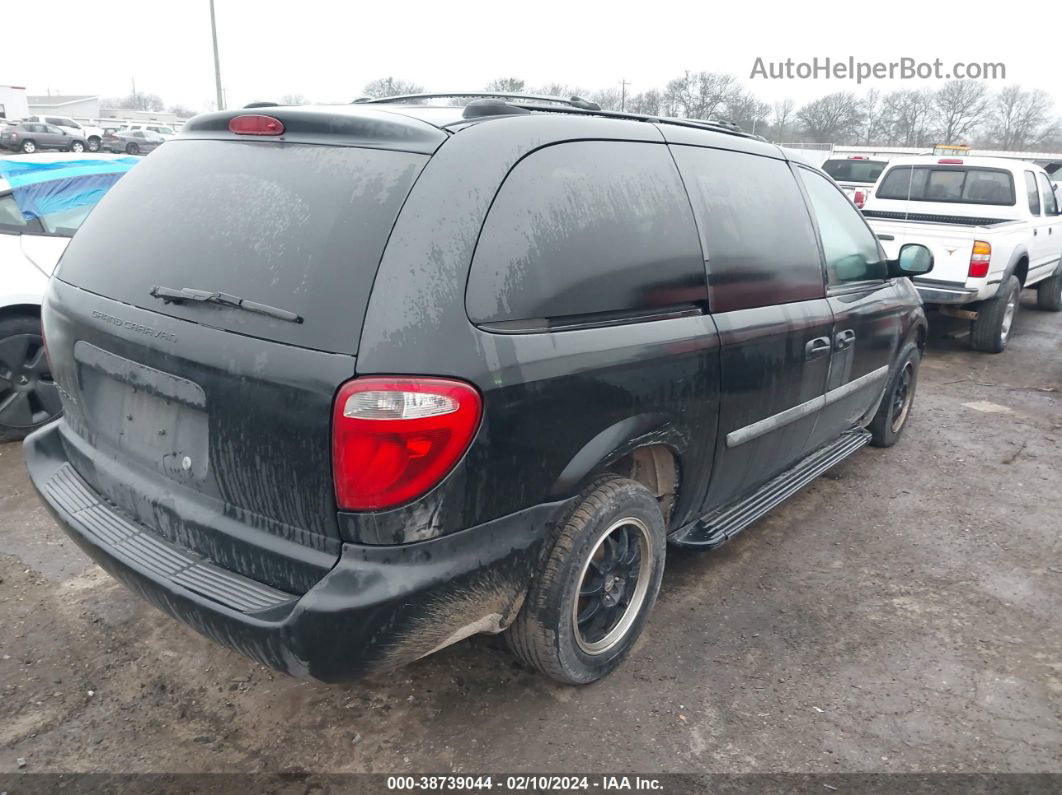 2005 Dodge Grand Caravan Se Black vin: 1D4GP24RX5B285318