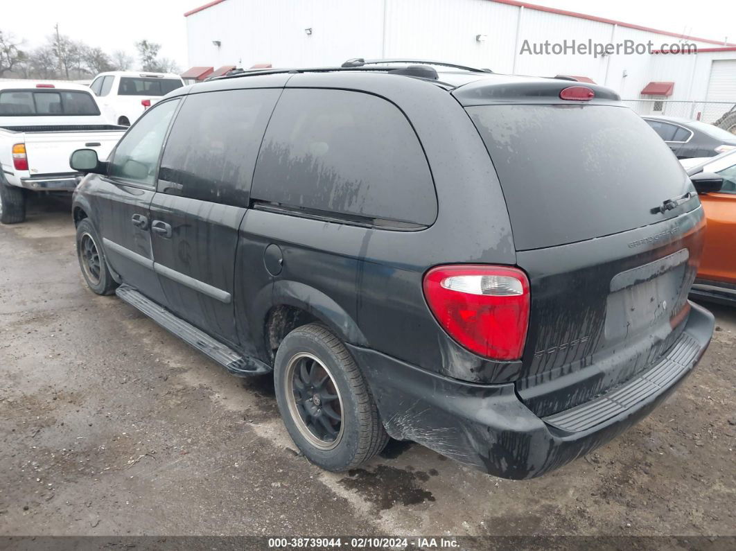 2005 Dodge Grand Caravan Se Black vin: 1D4GP24RX5B285318