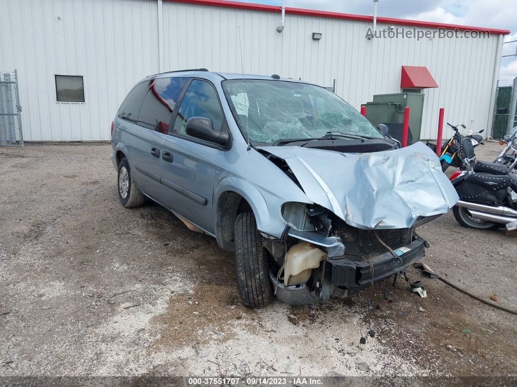 2005 Dodge Grand Caravan Se Light Blue vin: 1D4GP24RX5B346277