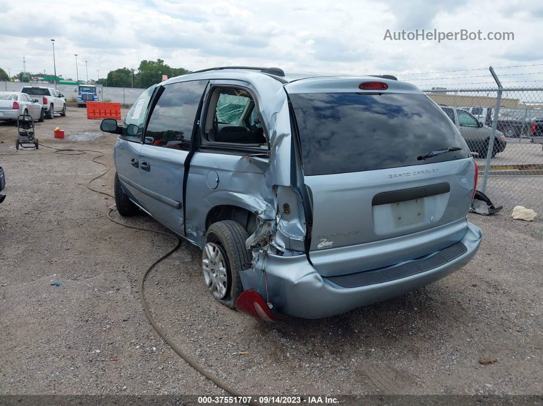 2005 Dodge Grand Caravan Se Light Blue vin: 1D4GP24RX5B346277