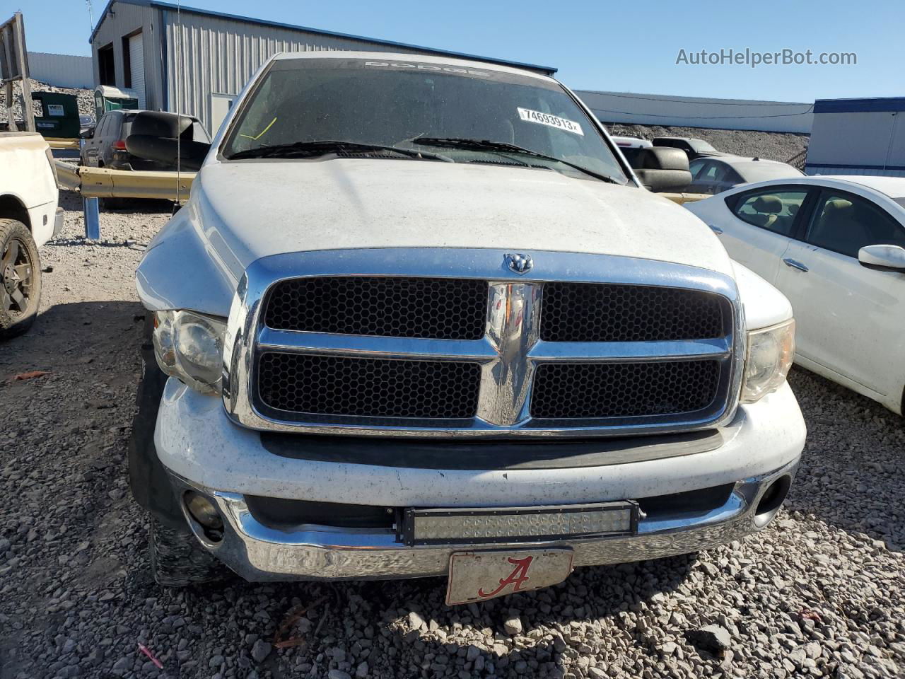 2005 Dodge Ram 1500 St White vin: 1D7HA16D05J508444