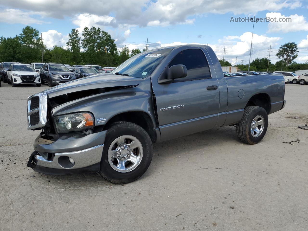 2005 Dodge Ram 1500 St Серый vin: 1D7HA16D35J528929