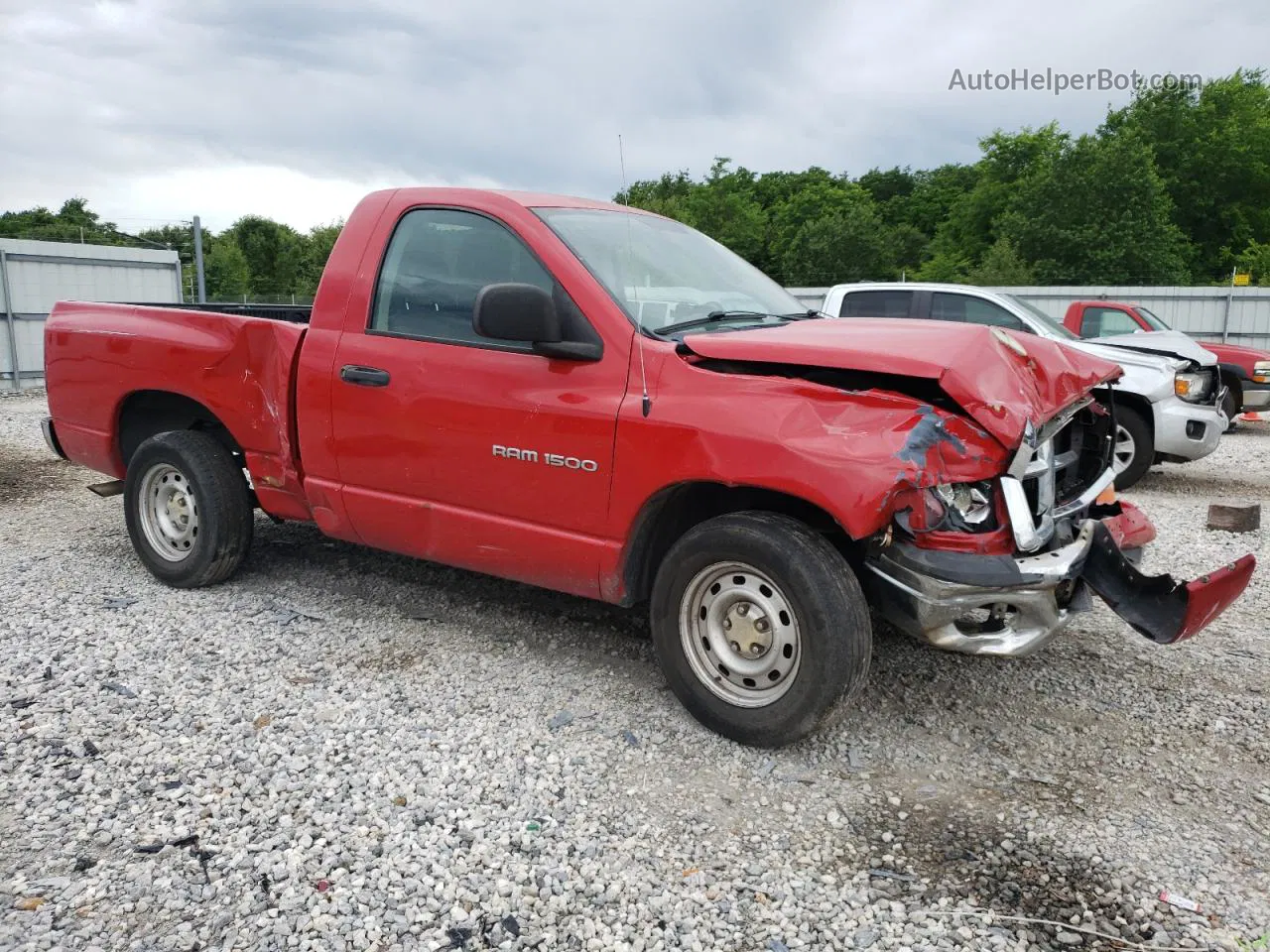 2005 Dodge Ram 1500 St Red vin: 1D7HA16K15J574614