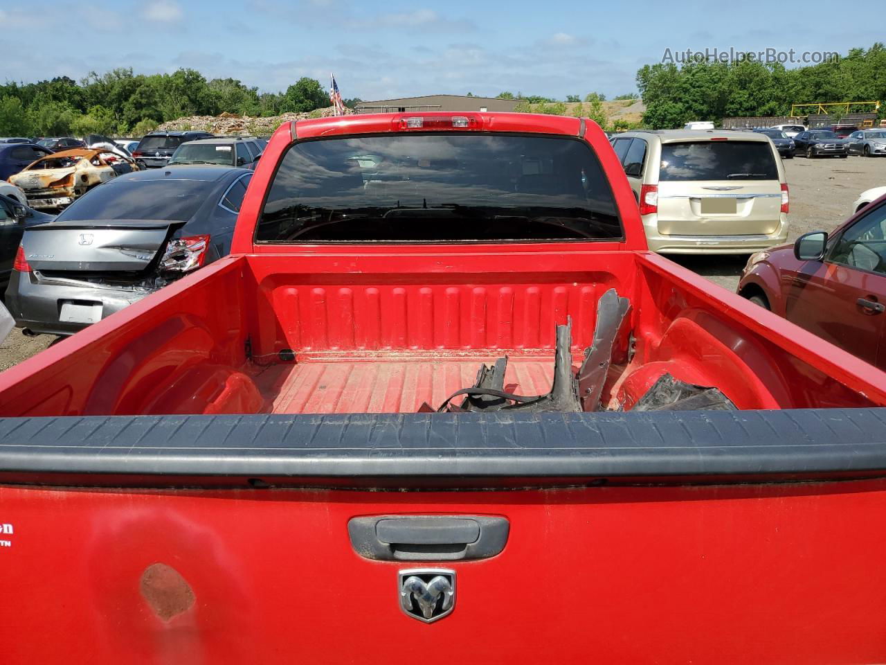 2006 Dodge Ram 1500 St Red vin: 1D7HA16K26J194571