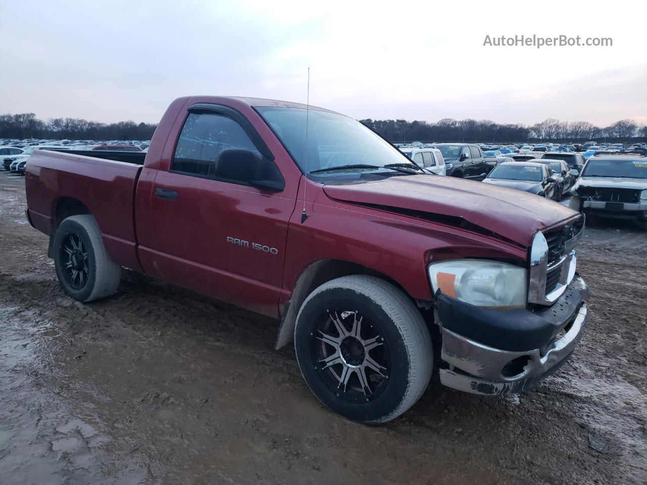 2006 Dodge Ram 1500 St Red vin: 1D7HA16K36J115036