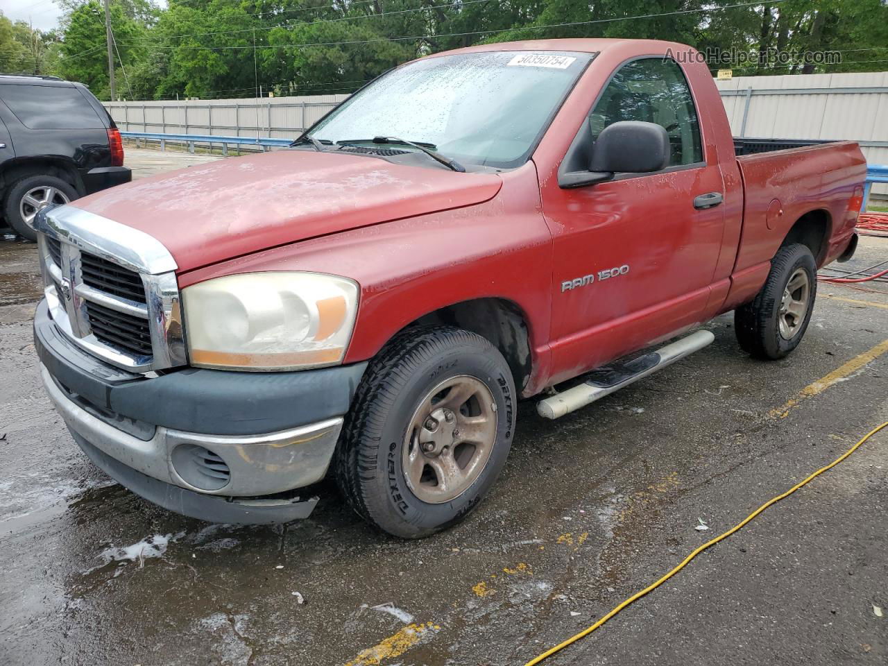 2006 Dodge Ram 1500 St Red vin: 1D7HA16K36J239727