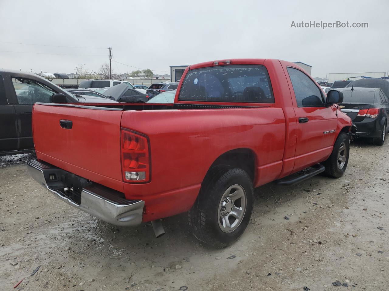 2005 Dodge Ram 1500 St Red vin: 1D7HA16K45J599250