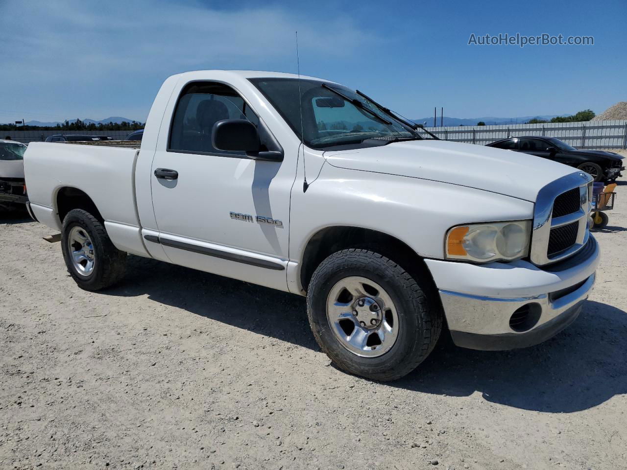 2005 Dodge Ram 1500 St White vin: 1D7HA16K55J599550