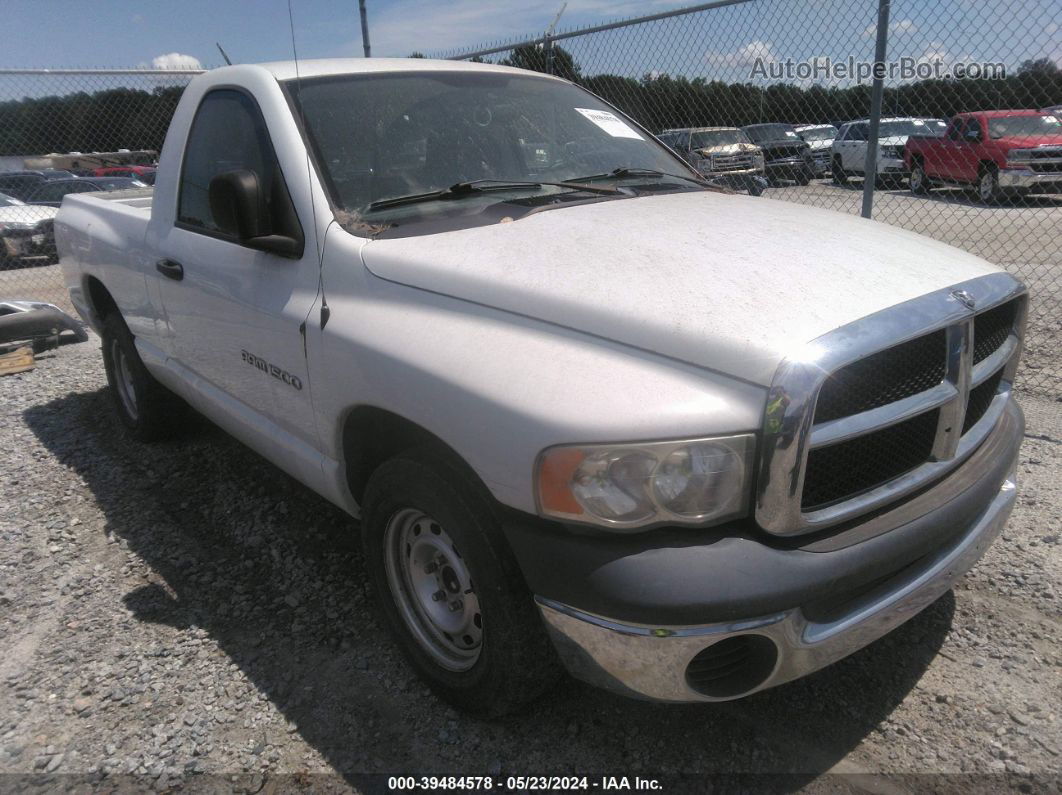 2005 Dodge Ram 1500 St White vin: 1D7HA16K55J620588