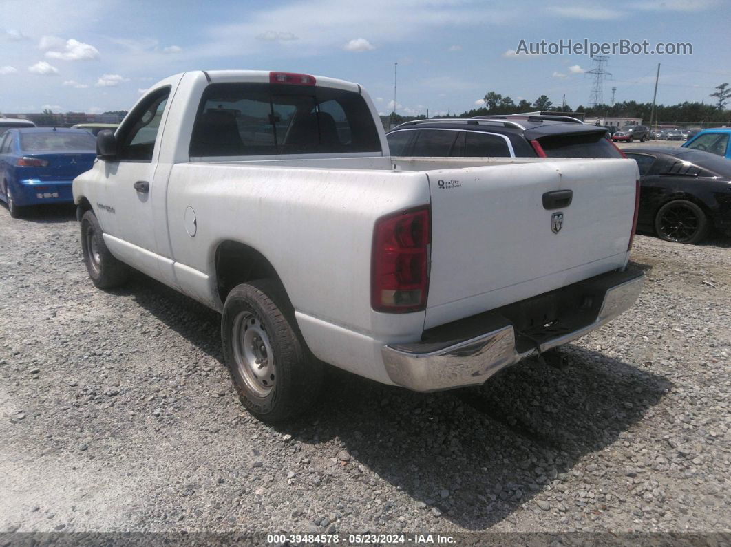 2005 Dodge Ram 1500 St White vin: 1D7HA16K55J620588