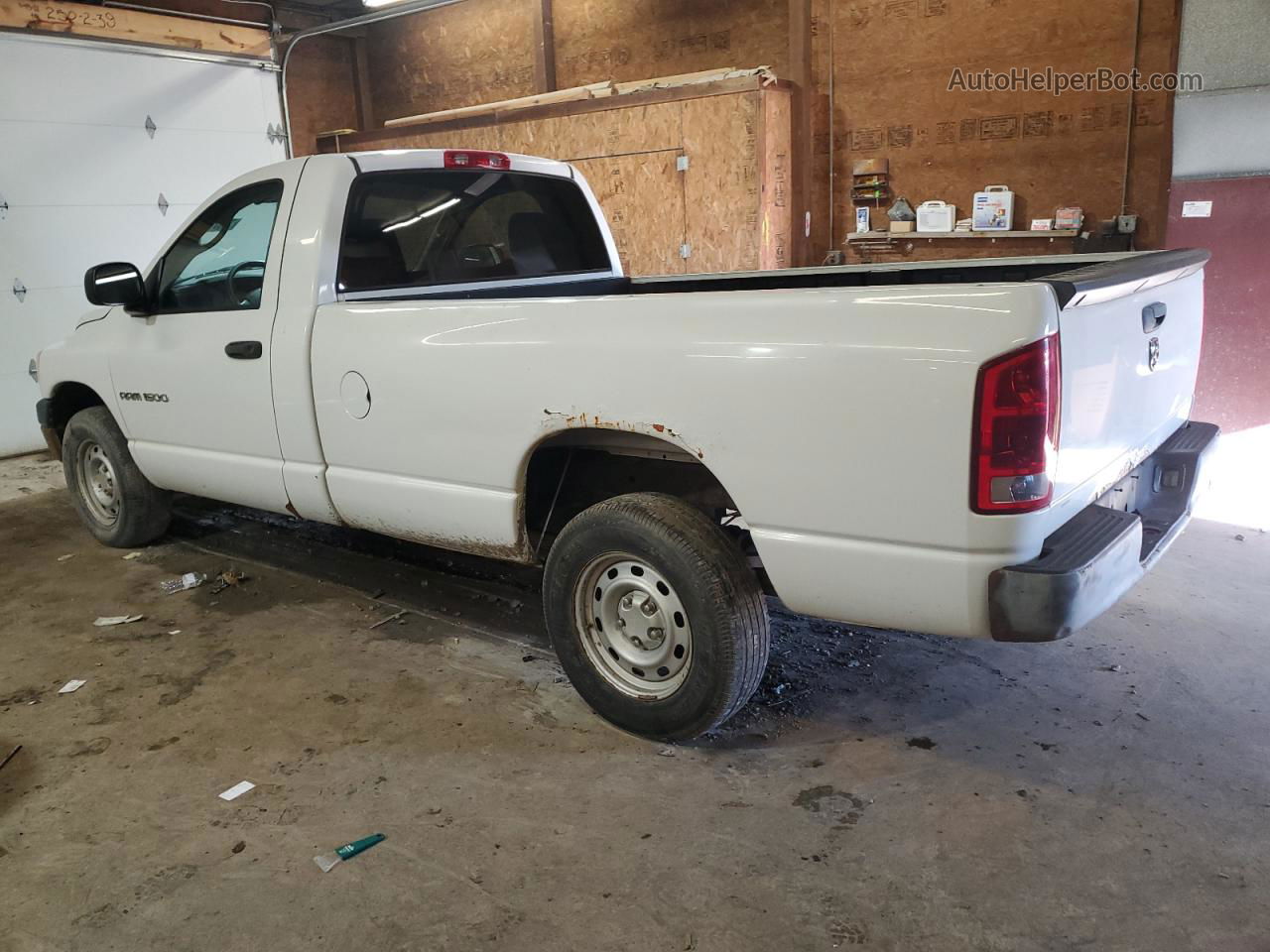 2006 Dodge Ram 1500 St White vin: 1D7HA16K56J104264