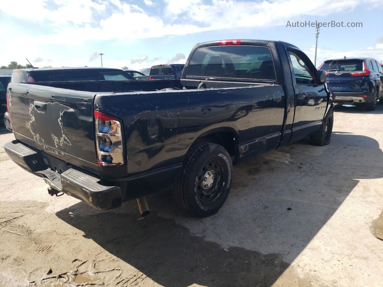 2006 Dodge Ram 1500 St Black vin: 1D7HA16K56J104281