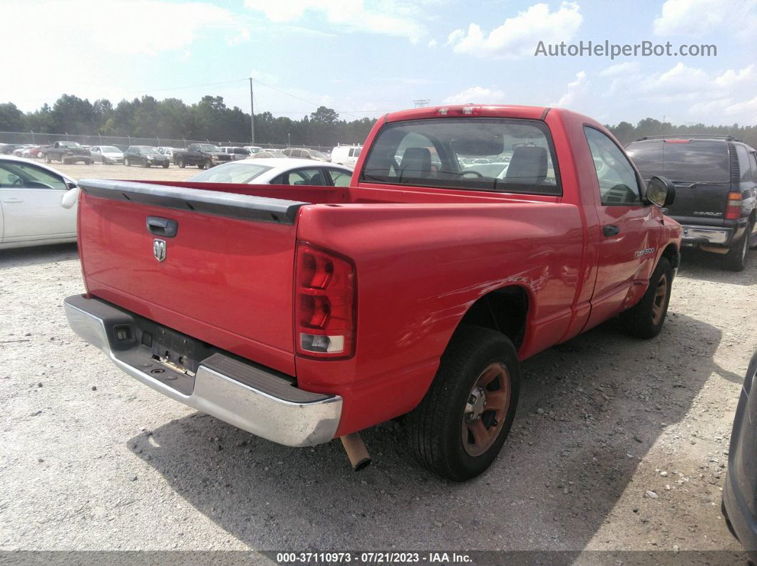 2006 Dodge Ram 1500 St Red vin: 1D7HA16K56J239681