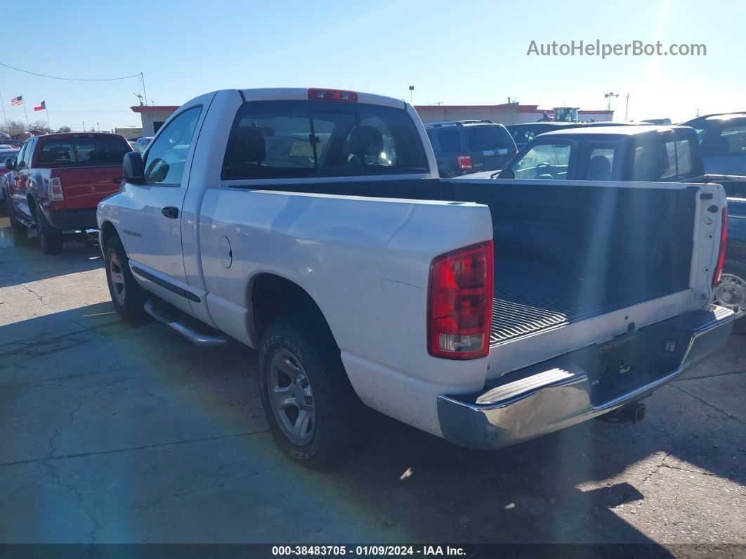 2005 Dodge Ram 1500 St White vin: 1D7HA16K65J571501