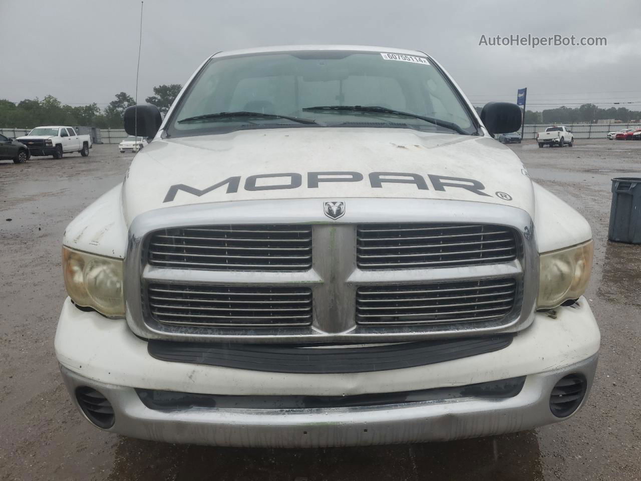 2005 Dodge Ram 1500 St White vin: 1D7HA16K65J572289