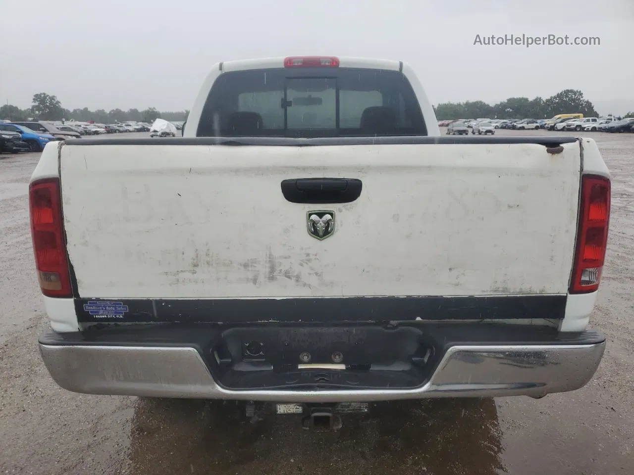 2005 Dodge Ram 1500 St White vin: 1D7HA16K65J572289