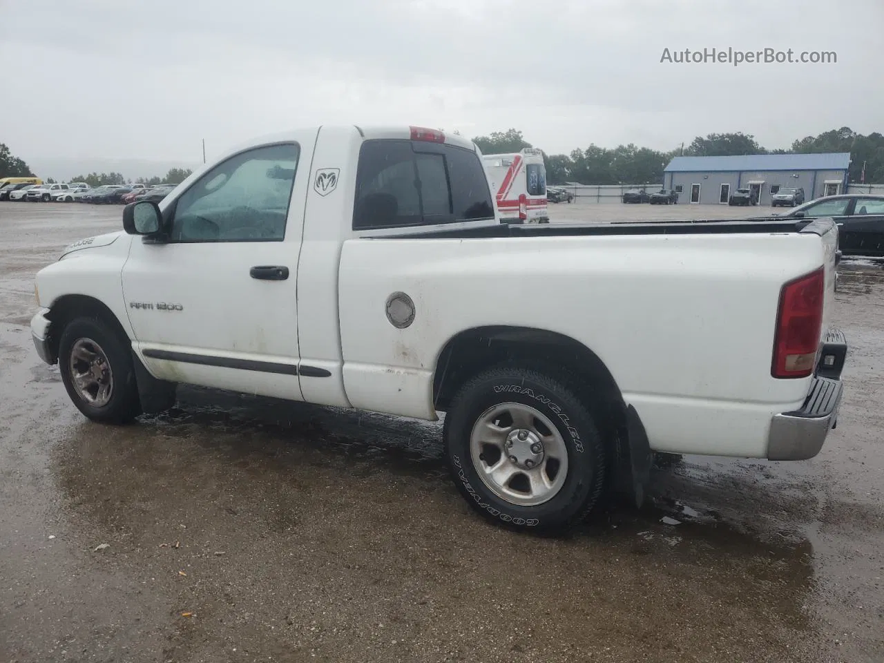 2005 Dodge Ram 1500 St White vin: 1D7HA16K65J572289