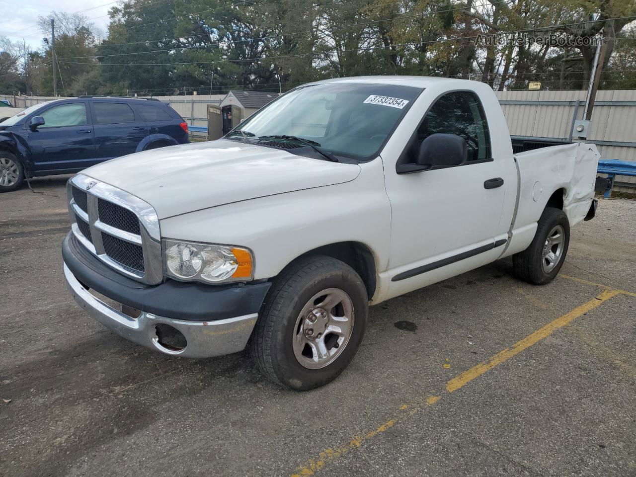 2005 Dodge Ram 1500 St White vin: 1D7HA16K75J568624