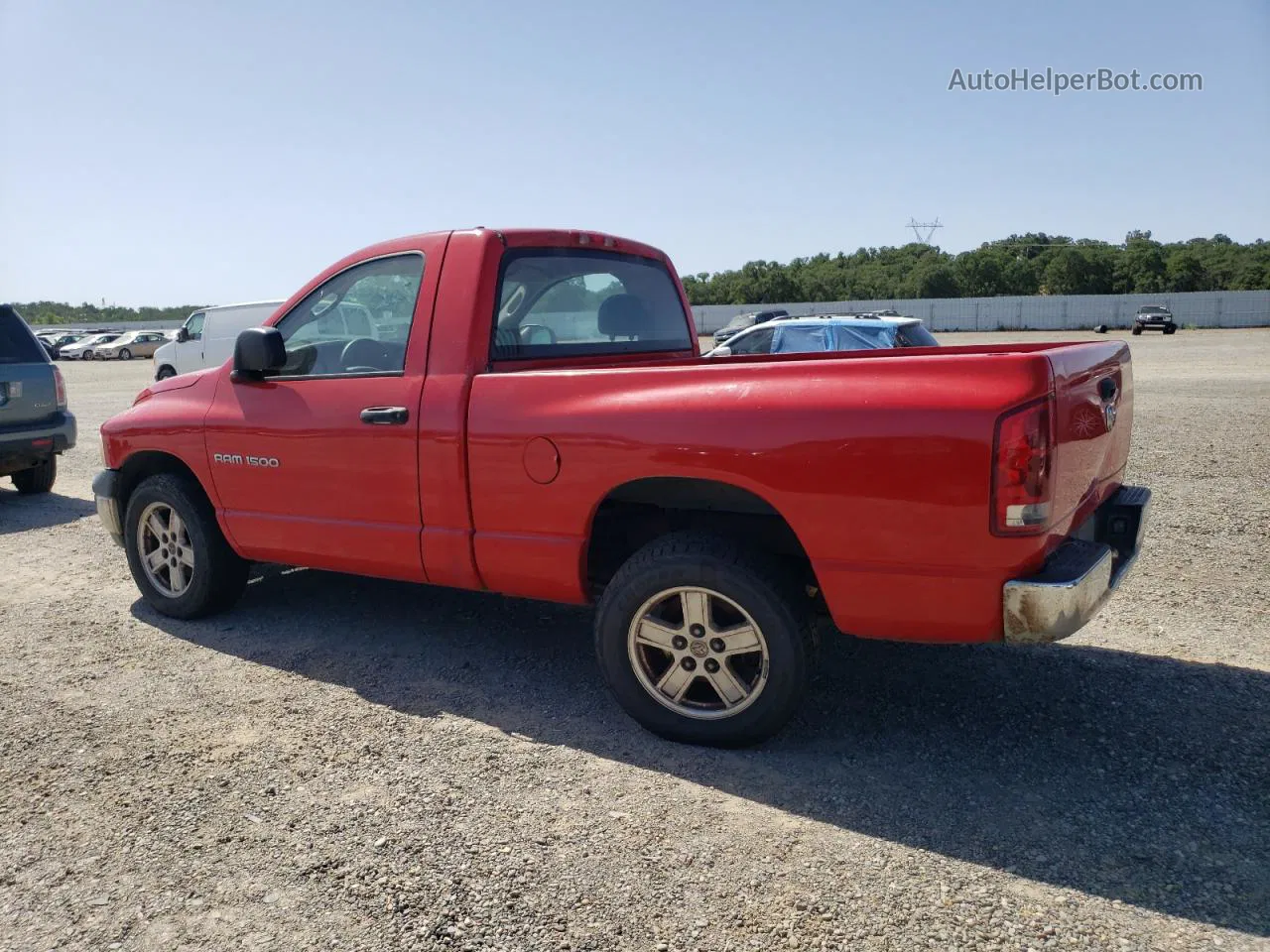 2005 Dodge Ram 1500 St Красный vin: 1D7HA16K75J620723