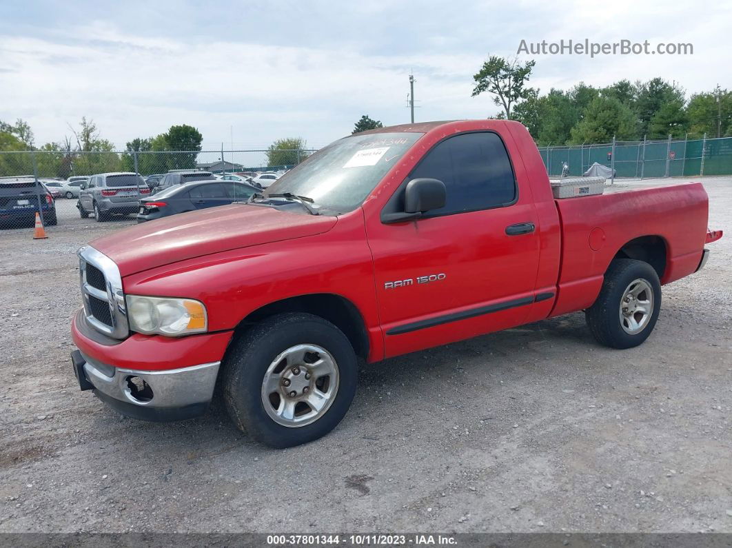 2005 Dodge Ram 1500 St Red vin: 1D7HA16K95J590222