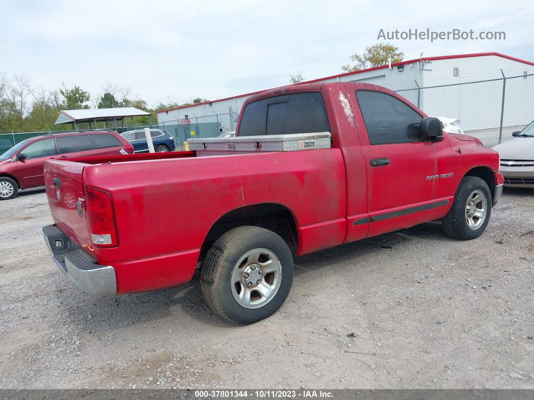 2005 Dodge Ram 1500 St Red vin: 1D7HA16K95J590222