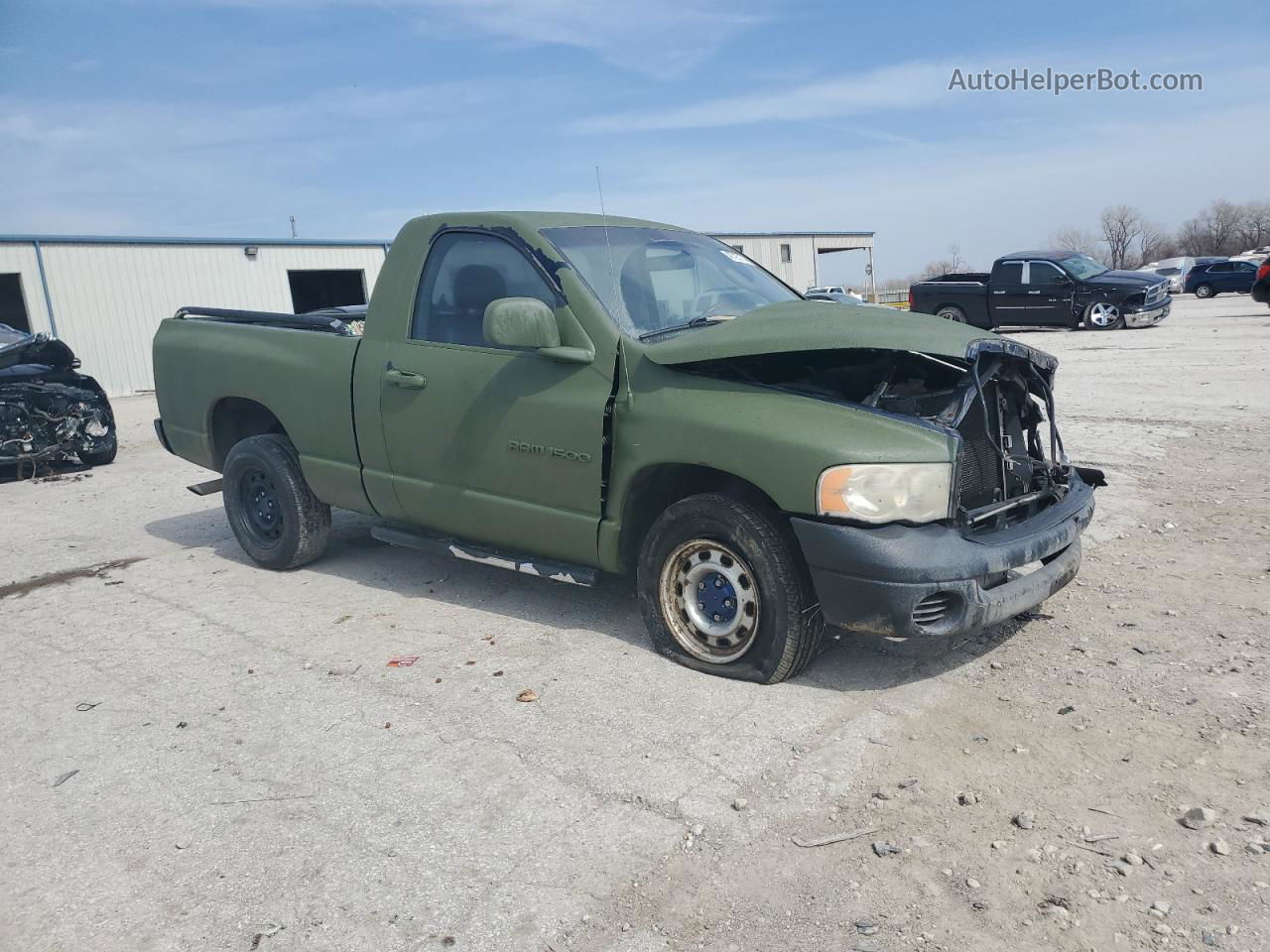 2005 Dodge Ram 1500 St Green vin: 1D7HA16K95J618472