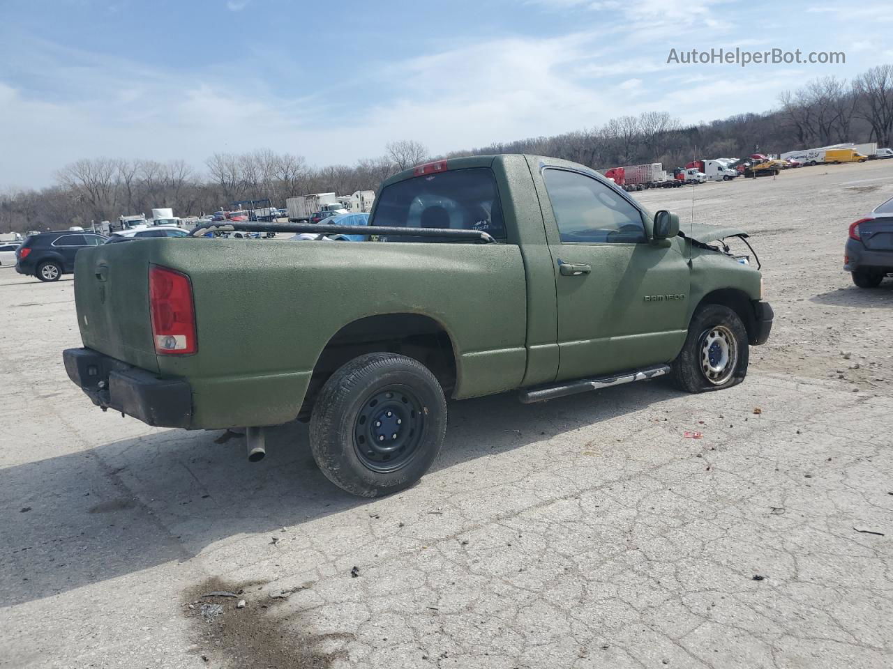 2005 Dodge Ram 1500 St Green vin: 1D7HA16K95J618472