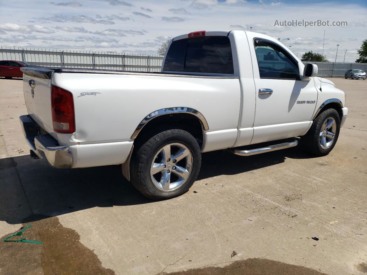 2006 Dodge Ram 1500 St White vin: 1D7HA16K96J194552