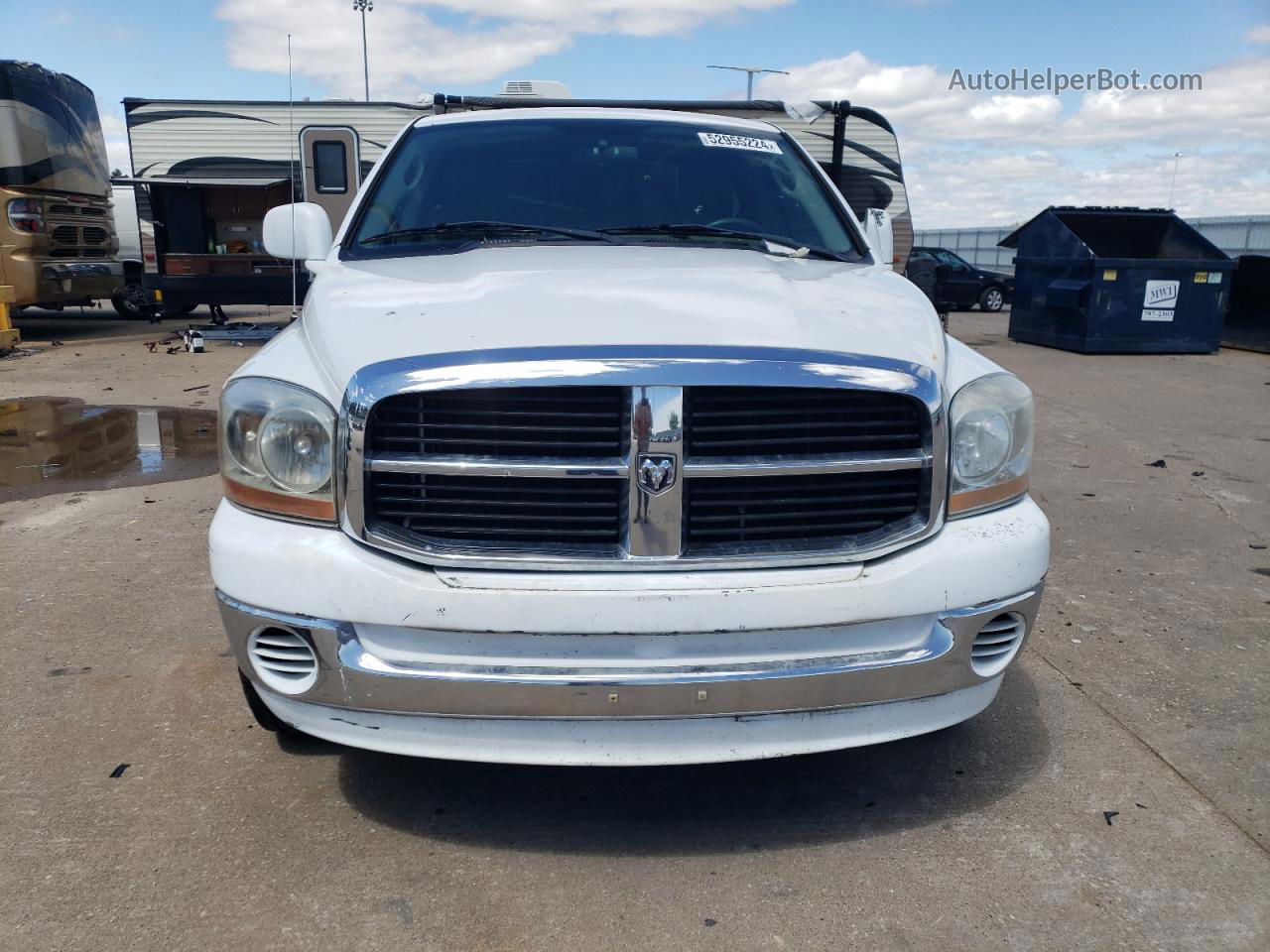 2006 Dodge Ram 1500 St White vin: 1D7HA16K96J194552