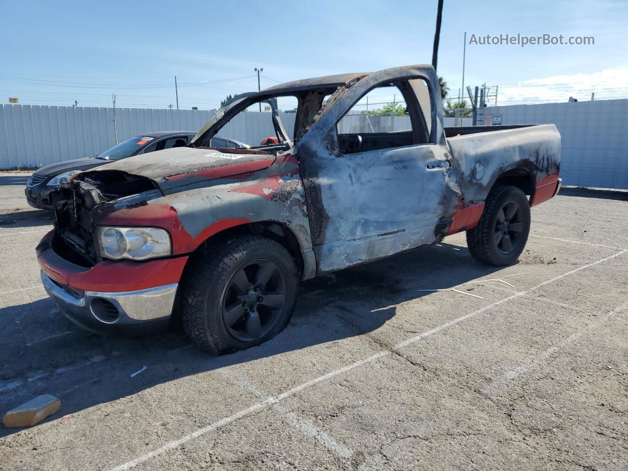 2005 Dodge Ram 1500 St Red vin: 1D7HA16KX5J621087