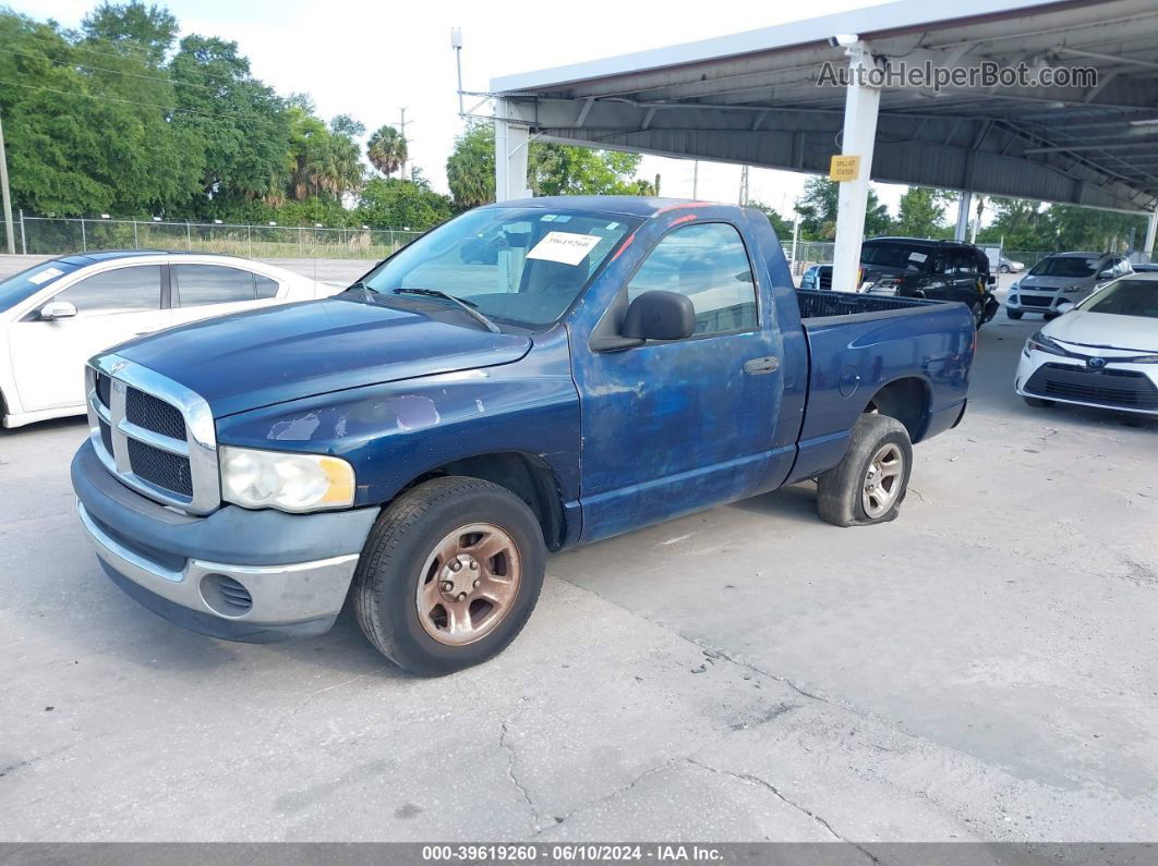 2005 Dodge Ram 1500 St Синий vin: 1D7HA16KX5J646507