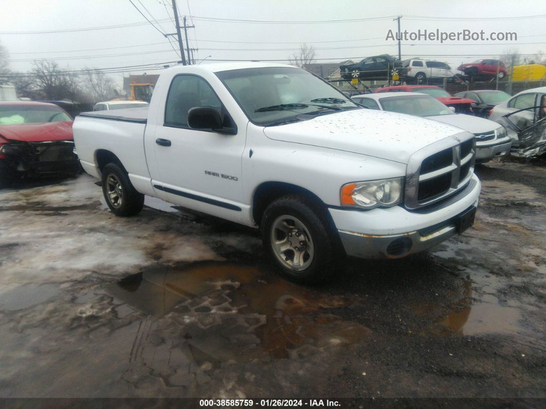 2005 Dodge Ram 1500 St White vin: 1D7HA16KX5J649309