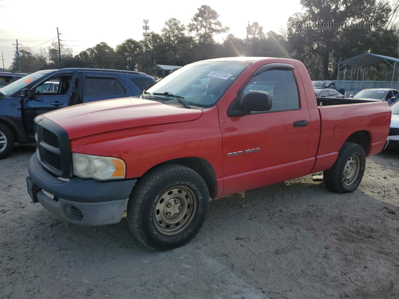 2005 Dodge Ram 1500 St Red vin: 1D7HA16N15J642873